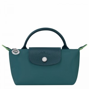 Pochettes Longchamp Le Pliage Green Femme Paon Soldes | 34175919P89
