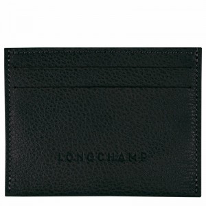 Porte-Carte Longchamp Le FOULONNÉ Homme Noir Soldes | L3218021001-