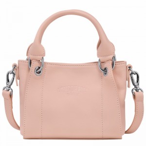 Sac a Main Longchamp 3D XS Femme Beige Soldes | 10254HFA542