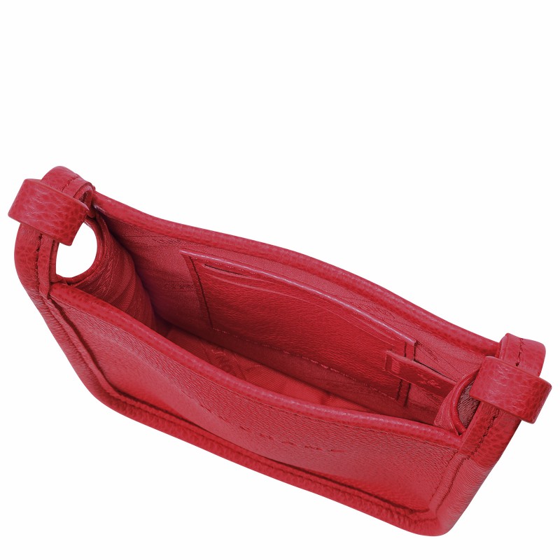 Coque Longchamp Le FOULONNÉ Femme Rouge Soldes | 34200021C39