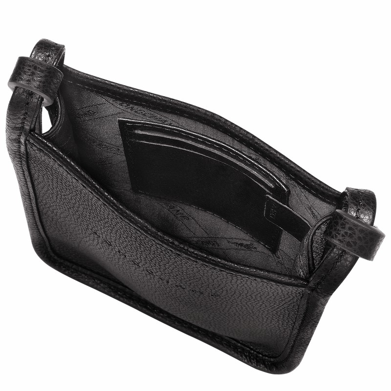 Coque Longchamp Le FOULONNÉ Homme Noir Soldes | 34200021001-