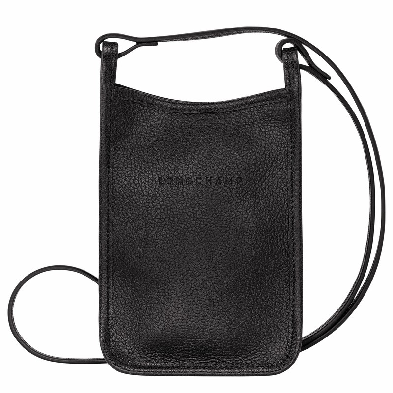 Coque Longchamp Le FOULONNÉ Homme Noir Soldes | 34200021001-