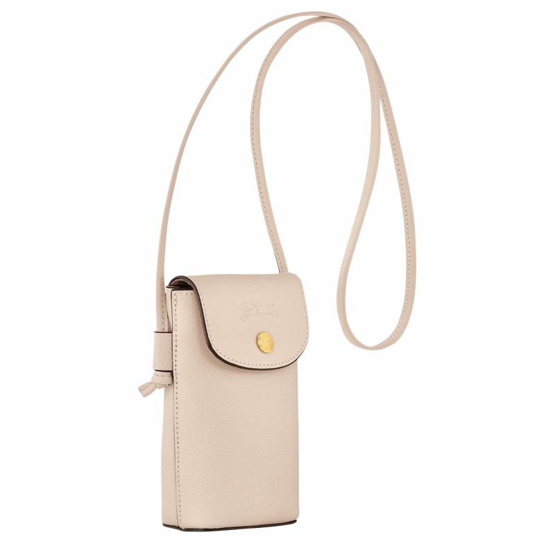 Coque Longchamp ÉPURE Homme Blanche Soldes | 34193HYZ555-