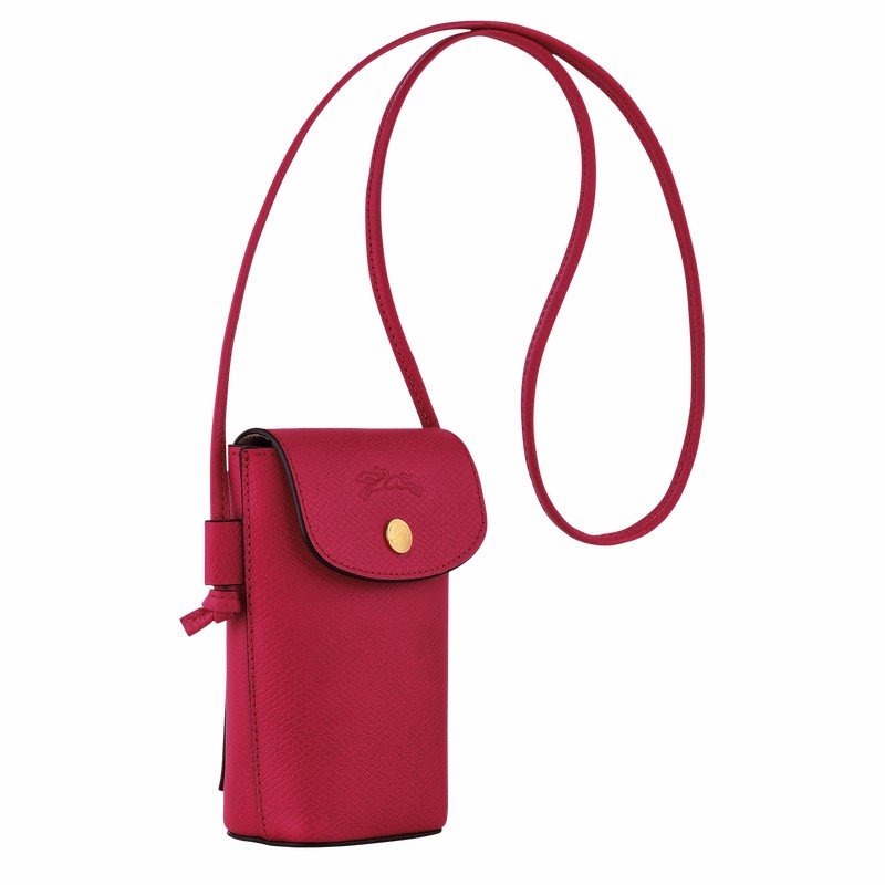 Coque Longchamp ÉPURE Homme Fushia Soldes | 34193HYZJ13-
