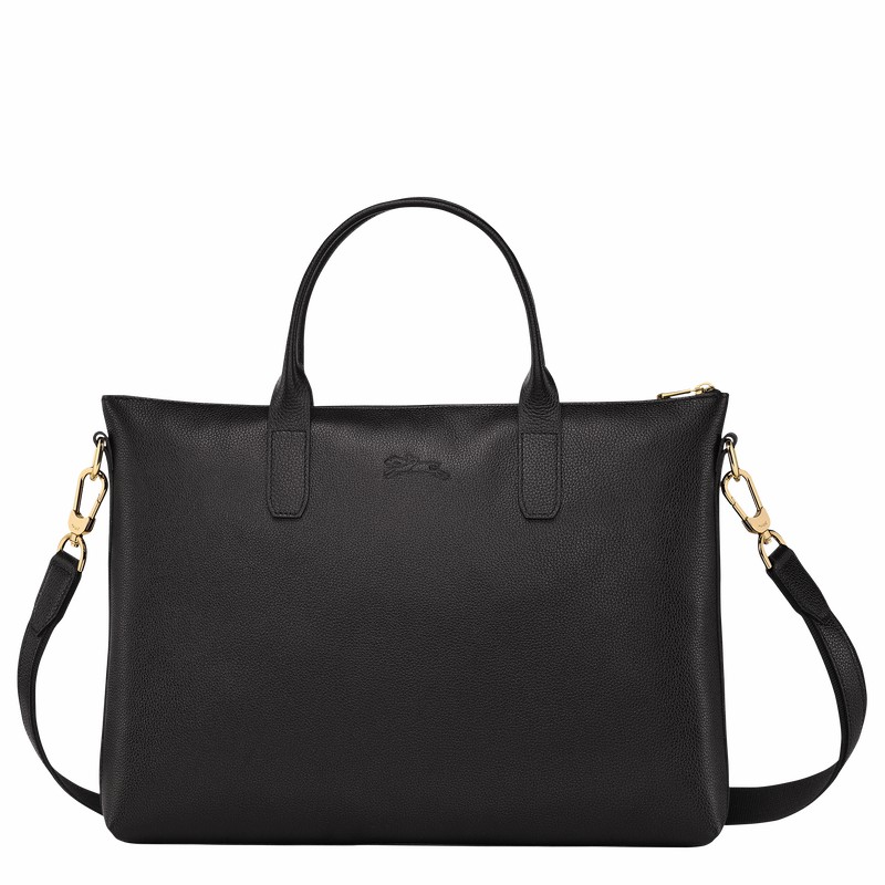 Mallette Longchamp Le FOULONNÉ S Homme Noir Soldes | 20032021001-