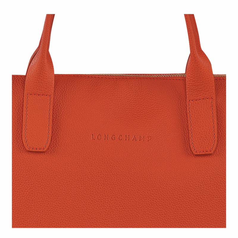 Mallette Longchamp Le FOULONNÉ S Homme Orange Soldes | 20032021685-