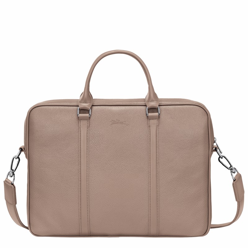 Mallette Longchamp Le FOULONNÉ XS Femme Grise Soldes | L2121021F78