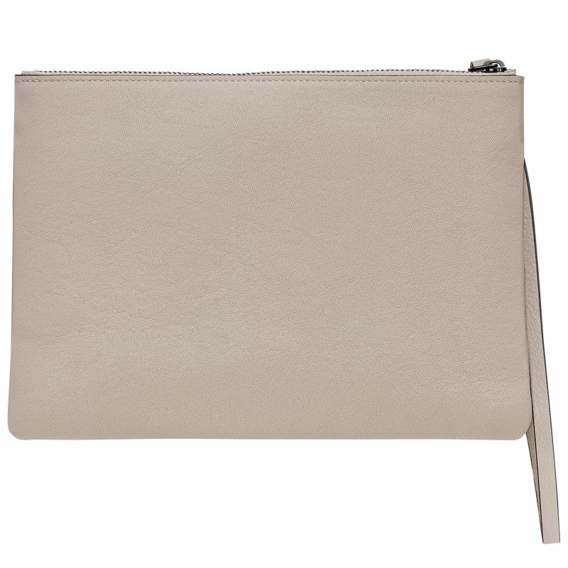 Pochettes Longchamp 3D Homme Grise Soldes | 30032HCV299-