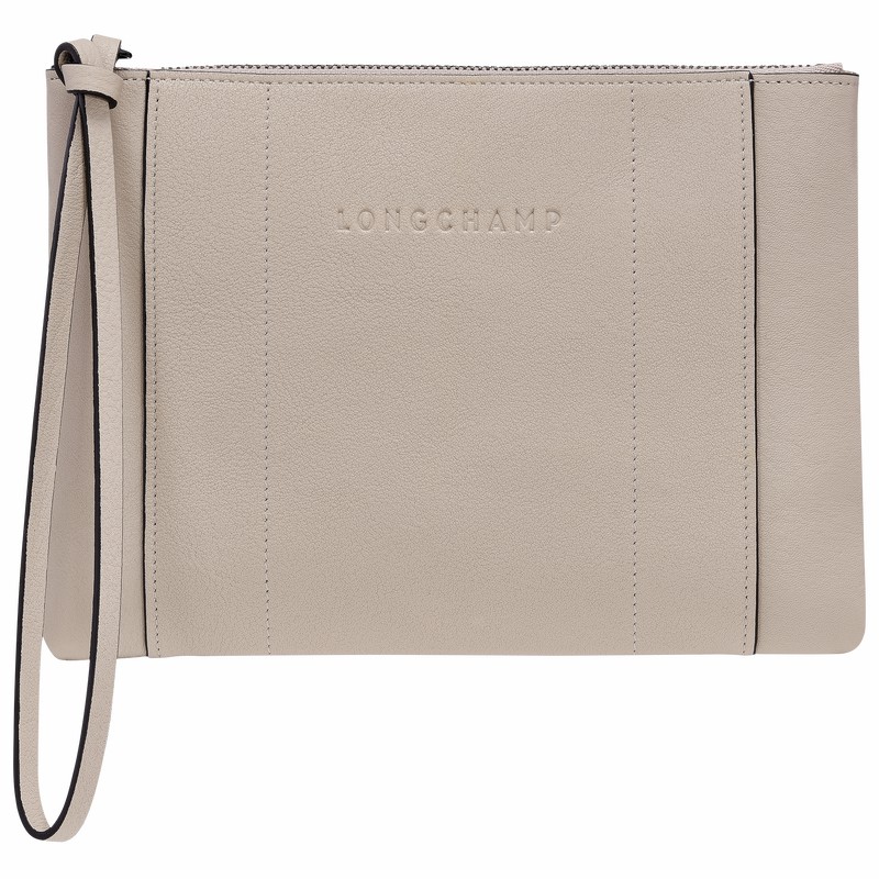 Pochettes Longchamp 3D Homme Grise Soldes | 30032HCV299-