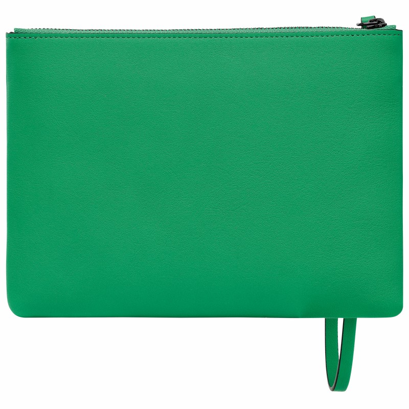 Pochettes Longchamp 3D Homme Vert Soldes | 30032HCV129-