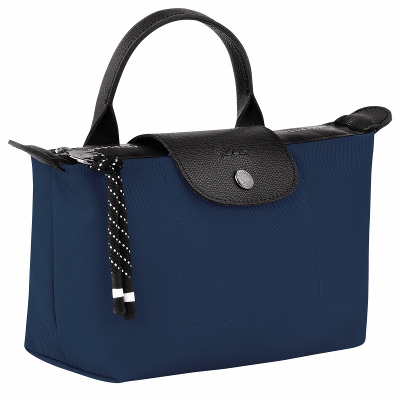 Pochettes Longchamp Le Pliage Energy Homme Bleu Marine Soldes | 30030HSR006-