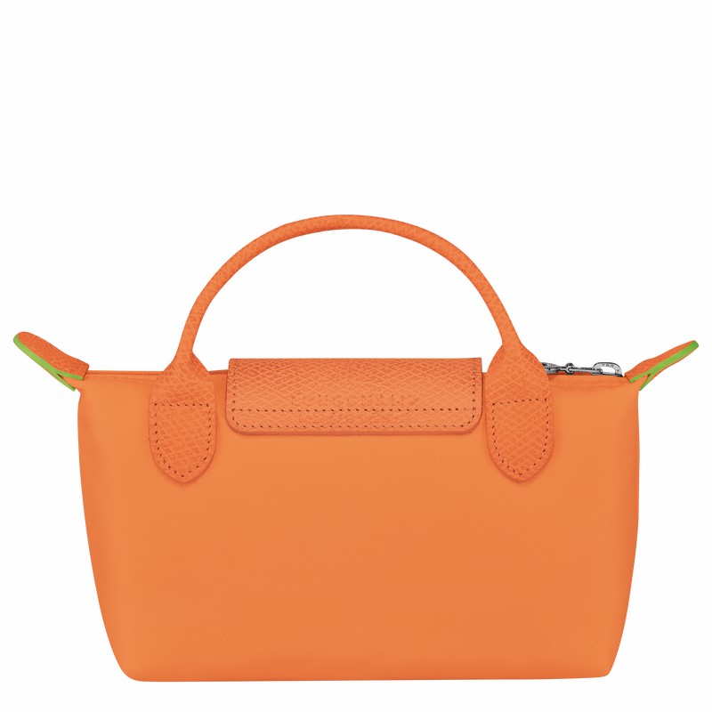 Pochettes Longchamp Le Pliage Green Femme Orange Soldes | 34175919P54