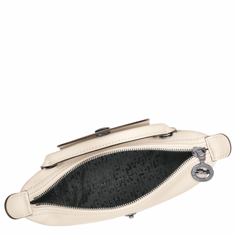 Pochettes Longchamp Le Pliage Xtra XS Femme Blanche Soldes | 34205987037