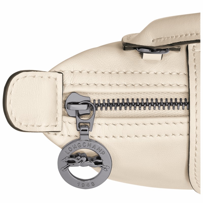 Pochettes Longchamp Le Pliage Xtra XS Femme Blanche Soldes | 34205987037