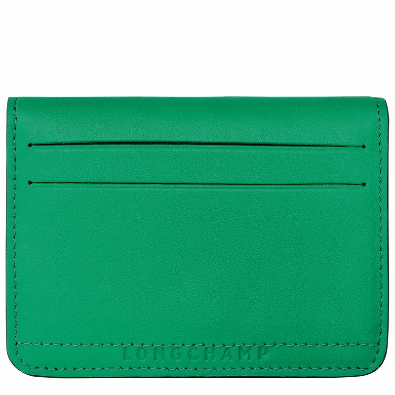 Porte-Carte Longchamp Le Pliage Xtra Femme Vert Soldes | 30039987249