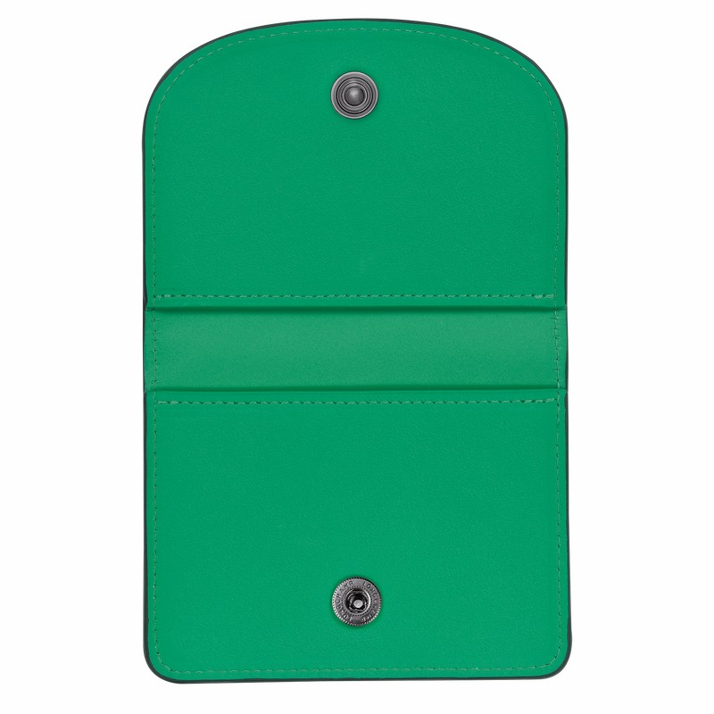 Porte-Carte Longchamp Le Pliage Xtra Femme Vert Soldes | 30039987249