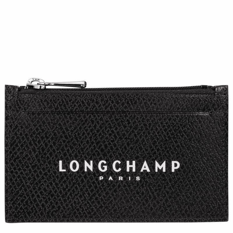 Porte-Monnaie Longchamp Le Roseau Essential Homme Noir Soldes | L3613H67001-
