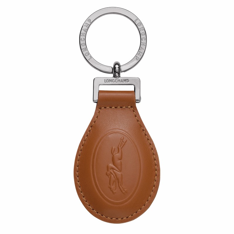 Porte-clés Longchamp Le FOULONNÉ Femme Caramel Soldes | L6926078F72