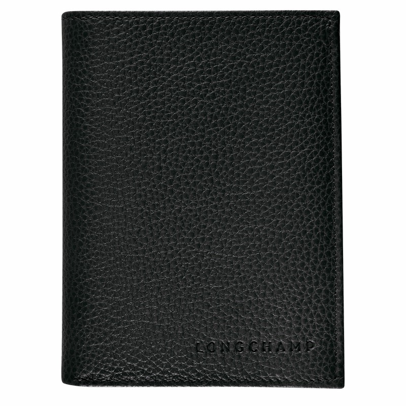 Portefeuilles Longchamp Le FOULONNÉ Homme Noir Soldes | L3528021047-
