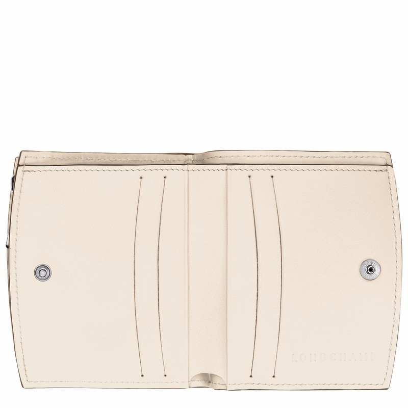 Portefeuilles Longchamp Le Roseau Femme Blanche Soldes | 30011HCL037