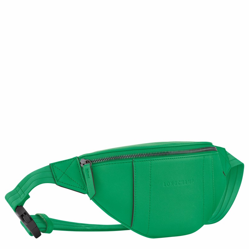 Sac Banane Longchamp 3D S Homme Vert Soldes | 20054HCV129-