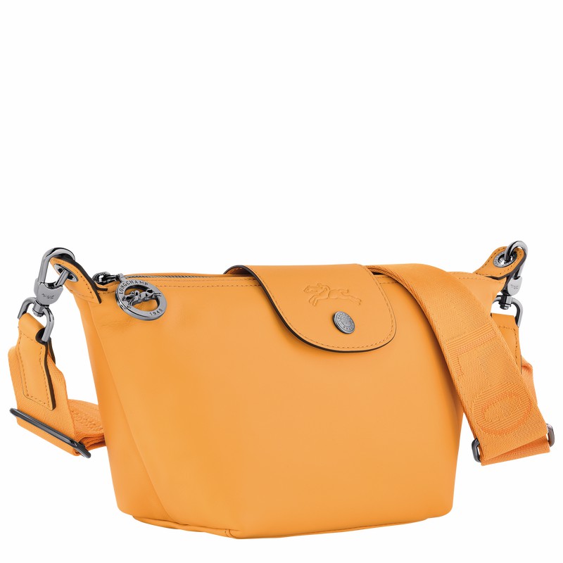Sac Bandoulière Longchamp Le Pliage Xtra XS Homme Abricot Soldes | 10212987222-
