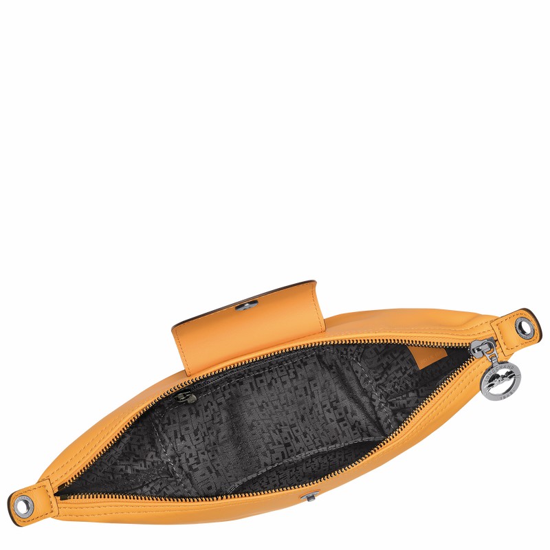 Sac Bandoulière Longchamp Le Pliage Xtra XS Homme Abricot Soldes | 10212987222-
