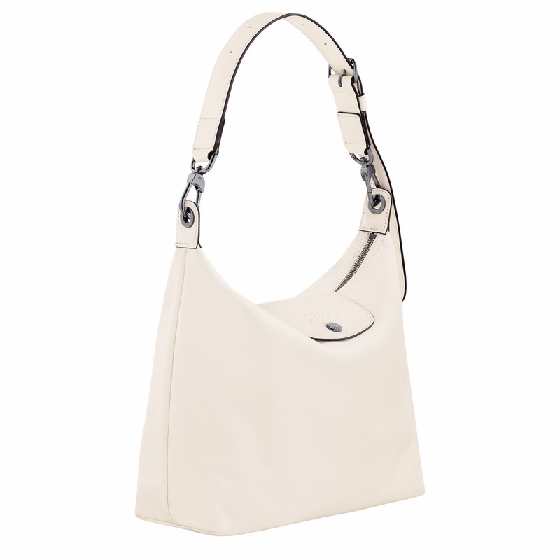 Sac Hobo Longchamp Le Pliage Xtra M Femme Blanche Soldes | 10189987037