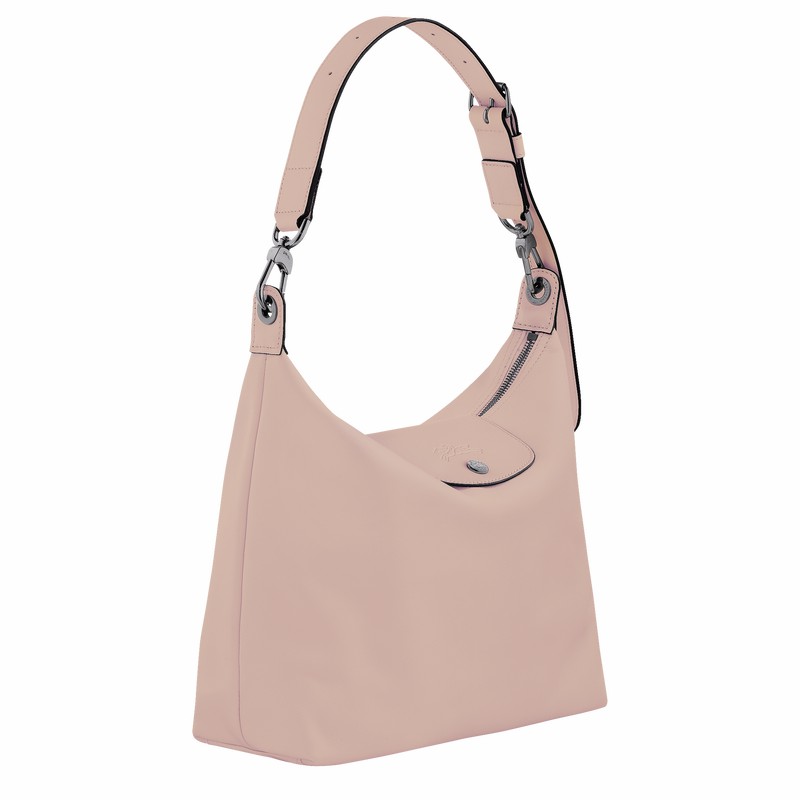 Sac Hobo Longchamp Le Pliage Xtra M Femme Beige Soldes | 10189987542