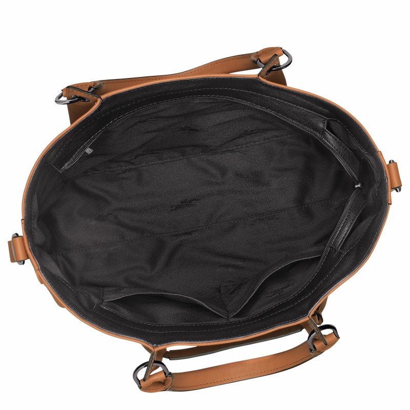 Sac a Main Longchamp 3D L Femme Beige Soldes | 10198HCV016