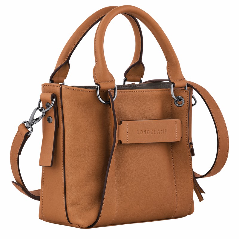Sac a Main Longchamp 3D S Femme Beige Soldes | 10197HCV016