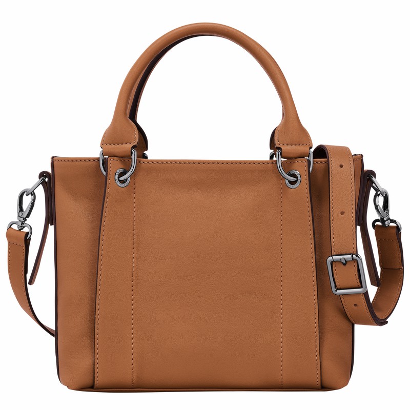 Sac a Main Longchamp 3D S Femme Beige Soldes | 10197HCV016