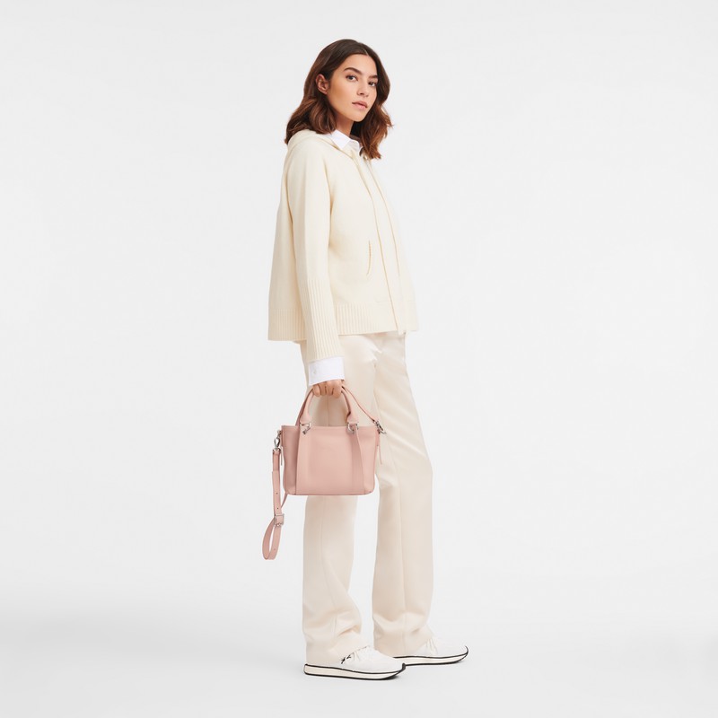 Sac a Main Longchamp 3D S Femme Beige Soldes | 10197HFA542