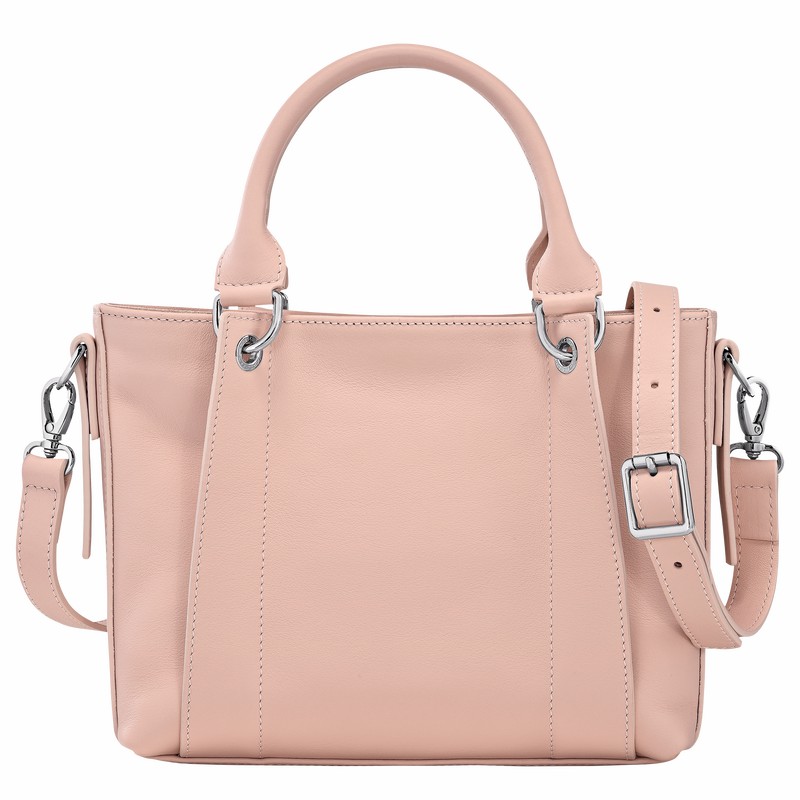 Sac a Main Longchamp 3D S Femme Beige Soldes | 10197HFA542