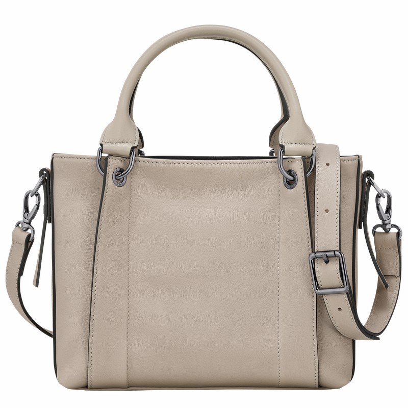 Sac a Main Longchamp 3D S Femme Grise Soldes | 10197HCV299