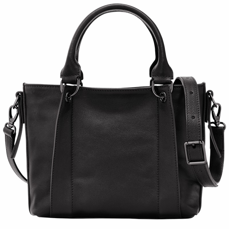 Sac a Main Longchamp 3D S Femme Noir Soldes | 10197HCV001