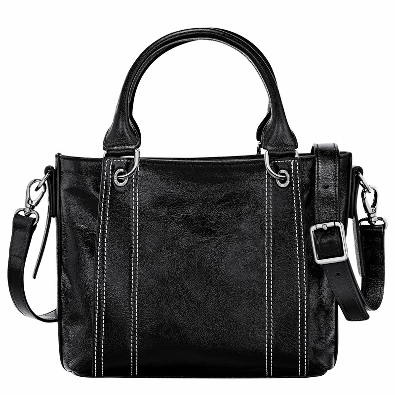 Sac a Main Longchamp 3D S Femme Noir Soldes | 10197HEX001