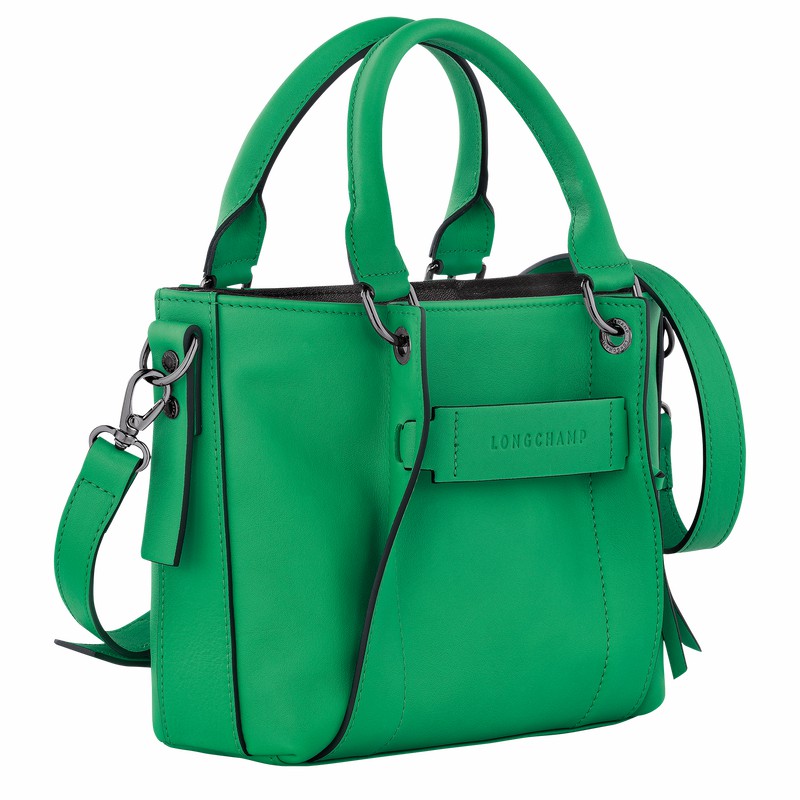 Sac a Main Longchamp 3D S Femme Vert Soldes | 10197HCV129