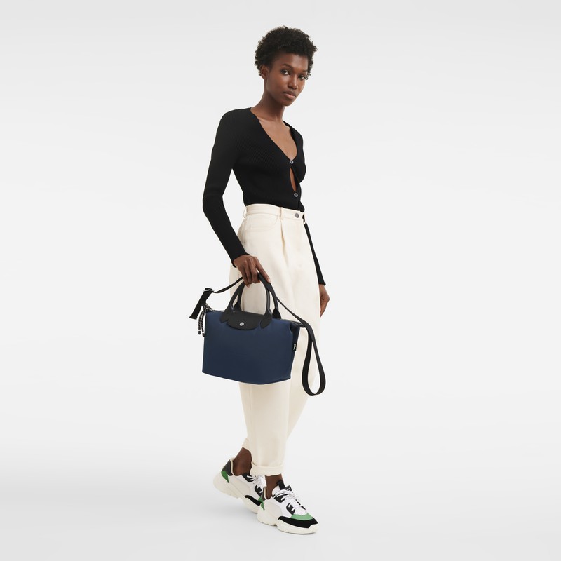 Sac a Main Longchamp Le Pliage Energy S Femme Bleu Marine Soldes | L1512HSR006