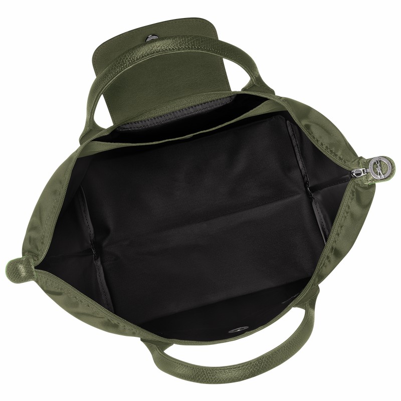 Sac a Main Longchamp Le Pliage Green M Femme Vert Soldes | L1623919479