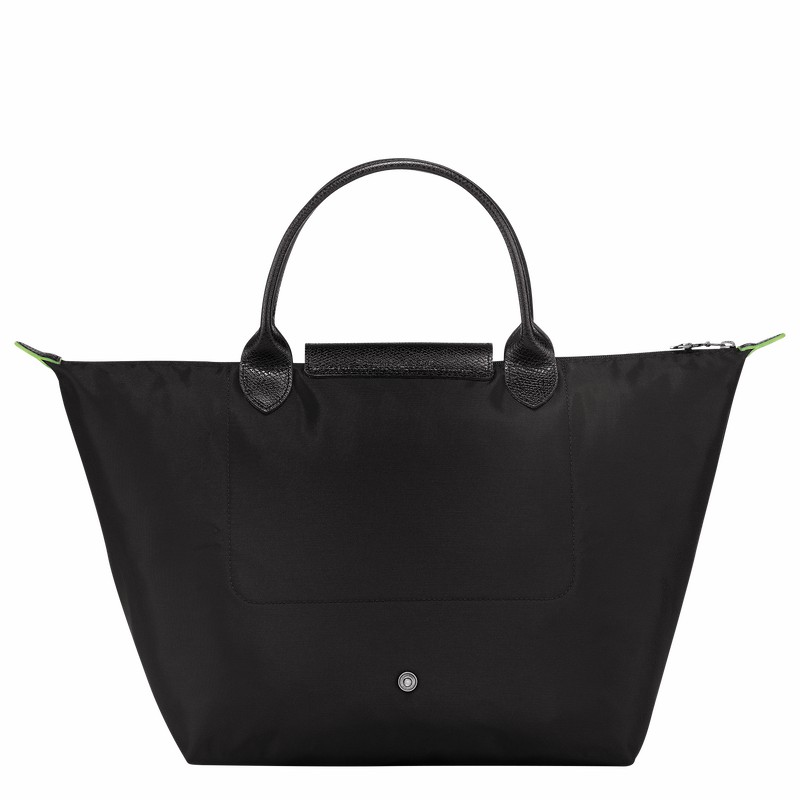 Sac a Main Longchamp Le Pliage Green M Femme Noir Soldes | L1623919001