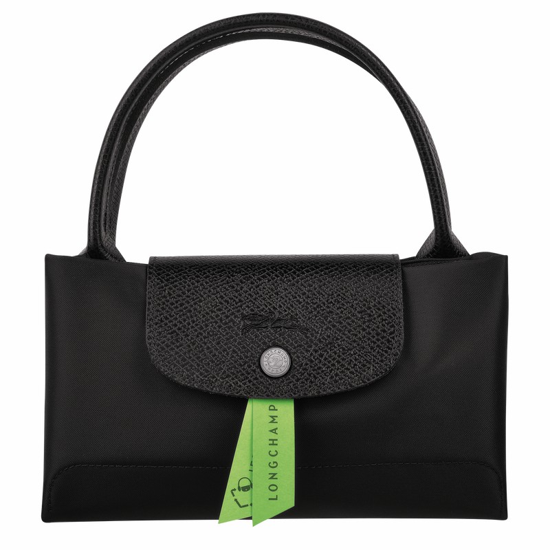 Sac a Main Longchamp Le Pliage Green M Femme Noir Soldes | L1623919001