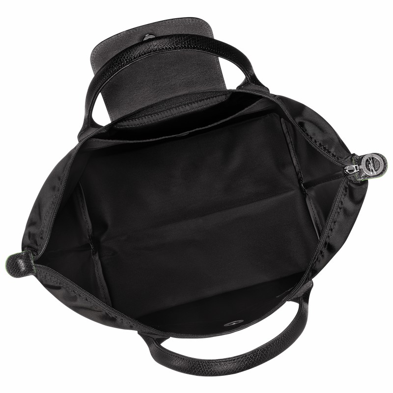Sac a Main Longchamp Le Pliage Green M Femme Noir Soldes | L1623919001