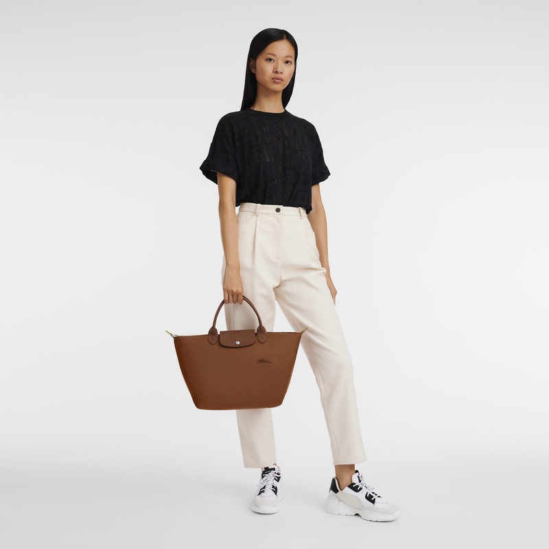 Sac a Main Longchamp Le Pliage Green M Femme Marron Soldes | L1623919504