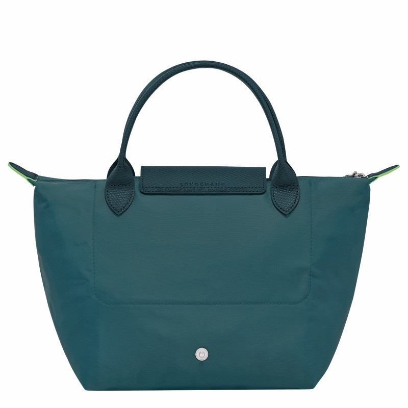 Sac a Main Longchamp Le Pliage Green S Femme Paon Soldes | L1621919P89