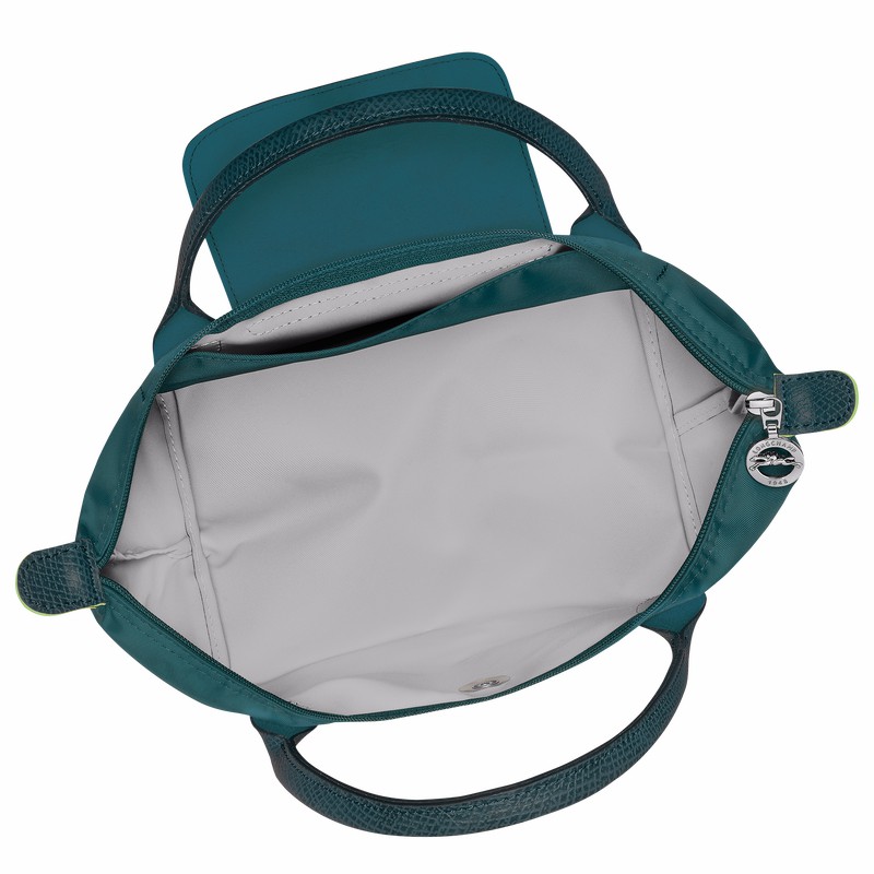 Sac a Main Longchamp Le Pliage Green S Femme Paon Soldes | L1621919P89