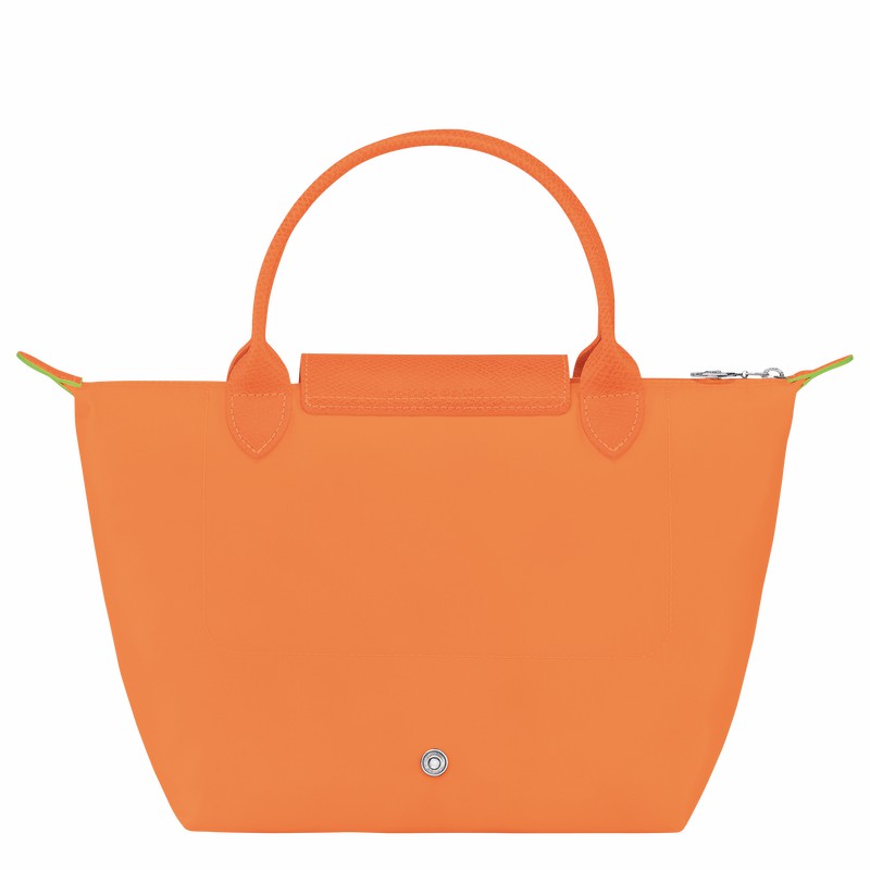 Sac a Main Longchamp Le Pliage Green S Femme Orange Soldes | L1621919P54