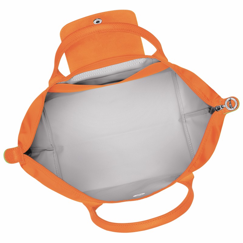 Sac a Main Longchamp Le Pliage Green S Femme Orange Soldes | L1621919P54