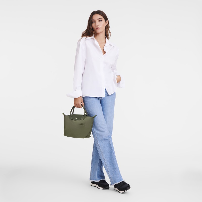 Sac a Main Longchamp Le Pliage Green S Femme Vert Soldes | L1621919479
