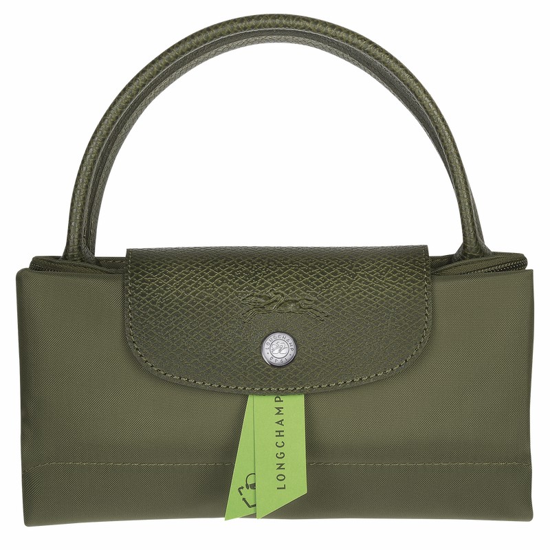 Sac a Main Longchamp Le Pliage Green S Femme Vert Soldes | L1621919479
